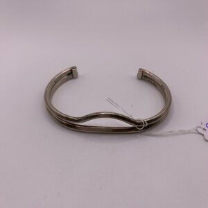 #031  925 Sterling Silver Mexico cuff bracelet
